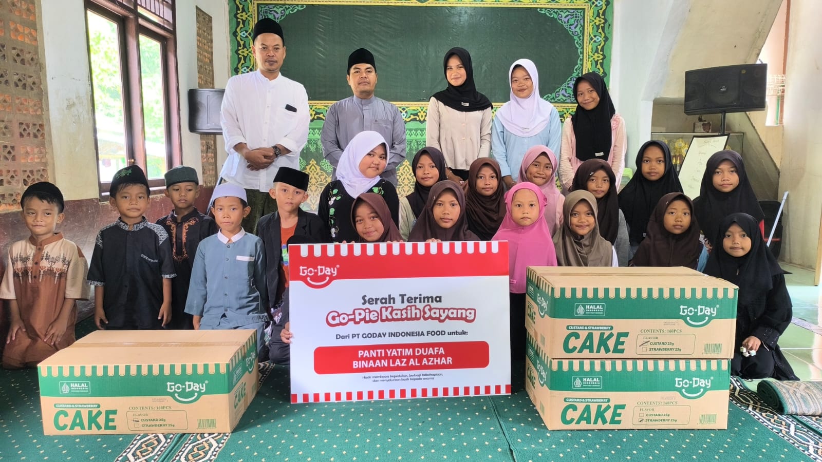 Wujud Kepedulian, Puluhan Panti Binaan di Jabodetabek Terima Distribusi Paket Custard Cake